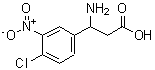 CAS 登录号：682804-60-0， 3-氨基-3-(4-氯-3-硝基苯基)丙酸