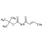 CAS 登录号：682812-14-2， 2-甲基-2-丙基(2E)-2-丁烯酰氨基甲酸酯
