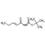 CAS 登录号：682812-15-3， 2-甲基-2-丙基(2E)-2-戊烯酰氨基甲酸酯