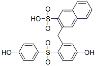 CAS#: 68310-82-7, 3-[[5-Hydroxy-2-[(4-Hydroxyphenyl)Sulphonyl]Phenyl]Methyl]Naphthalene-2-Sulphonic Acid