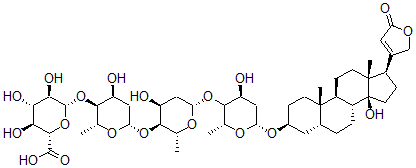 CAS#: 68325-34-8, Digitoxin-16'-Glucuronide