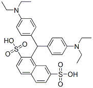 CAS#: 68345-20-0, 1-[Bis[4-(Diethylamino)Phenyl]Methyl]Naphthalene-2,7-Disulphonic Acid