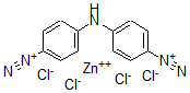 CAS 登录号：68348-77-6， 4,4'-亚氨基二偶氮苯四氯锌酸盐