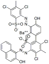 CAS#: 68368-36-5, Barium Bis[2,6-Dichloro-3-[(2-Hydroxy-1-Naphthyl)Azo]Toluene-4-Sulphonate]