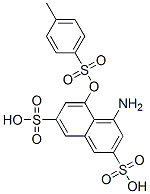 CAS 登录号：6837-93-0， 4-氨基-5-(对甲苯磺酰氧基)萘-2,7-二磺酸