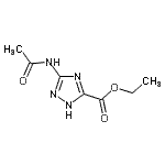 CAS 登录号：683782-57-2， 乙基3-乙酰氨基-1H-1,2,4-三唑-5-羧酸酯