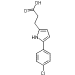 CAS 登录号：683808-84-6， 3-[5-(4-氯苯基)-1H-吡咯-2-基]丙酸