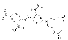 CAS#: 68391-47-9, N-[5-[Bis[2-(Acetyloxy)Ethyl]Amino]-2-[(2,4-Dinitrophenyl)Azo]Phenyl]-Acetamide