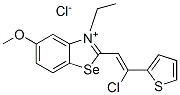 CAS#: 68413-87-6, 2-[2-Chloro-2-(2-Thienyl)Vinyl]-3-Ethyl-5-Methoxybenzoselenazolium Chloride