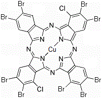 CAS#: 68425-85-4, [1,3,9,10,16,17,23,24-Nonabromo-11,25-Dichloro-29H,31H-Phthalocyaninato]-(SP-4-2)-Copper