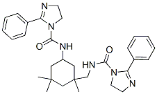 CAS#: 68425-99-0, N-[3-[[[(4,5-Dihydro-2-Phenyl-1H-Imidazol-1-Yl)Carbonyl]Amino]Methyl]-3,5,5-Trimethylcyclohexyl]-4,5-Dihydro-2-Phenyl-1H-Imidazole-1-Carboxamide