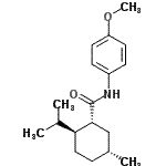 CAS#: 68489-09-8, (1R,2S,5R)-2-Isopropyl-N-(4-methoxyphenyl)-5-methylcyclohexanecarboxamide