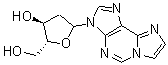 CAS 登录号：68498-25-9， 3-(2-脱氧-beta-D-赤式-呋喃戊糖基)-3H-咪唑并[2,1-I]嘌呤