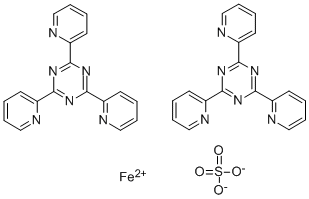 CAS 登录号：68510-43-0， 二(2,4,6-三(2-吡啶基)-1,3,5-三嗪)-硫酸亚铁
