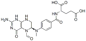 CAS 登录号：68538-85-2， (2S)-2-[[4-[[(6S)-2-氨基-5-甲酰基-4-氧代-1,6,7,8-四氢蝶啶-6-基]甲基氨基]苯甲酰基]氨基]戊二酸