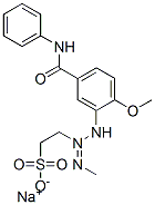 CAS#: 68540-90-9, Sodium 2-[3-[2-Methoxy-5-[(Phenylamino)Carbonyl]Phenyl]-1-Methyltriazen-2-Yl]Ethanesulphonate