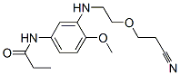 CAS#: 68540-98-7, N-[3-[[2-(2-Cyanoethoxy)Ethyl]Amino]-4-Methoxyphenyl]Propionamide