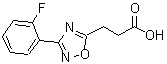 CAS 登录号：685525-40-0， 3-[3-(2-氟苯基)-1,2,4-恶二唑-5-基]丙酸