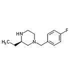 CAS#: 685535-16-4, (3R)-3-Ethyl-1-(4-fluorobenzyl)piperazine