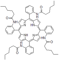 CAS#: 68561-01-3, 3,1-Meso-Tetrakis(2-Hexanamidophenyl)Porphyrin