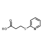 CAS#: 68617-64-1, 3-(2-Pyridinylsulfanyl)propanoic acid