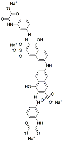 CAS 登录号：68631-10-7， 2,2'-[亚氨基二[(1-羟基-3-磺酸基-6,2-萘二基)偶氮-3,1-亚苯基亚氨基]]二(2-氧代乙酸)四钠