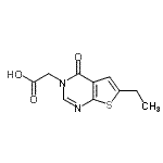 CAS#: 686312-09-4, (6-Ethyl-4-oxothieno[2,3-d]pyrimidin-3(4H)-yl)acetic acid