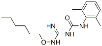CAS 登录号：68657-14-7， N-(2,6-二甲基苯基)-N'-[(己氧基氨基)(亚氨基)甲基]脲