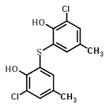 CAS#: 68658-41-3, 2-chloro-6-(3-chloro-2-hydroxy-5-methyl-phenyl)sulfanyl-4-methyl-phenol