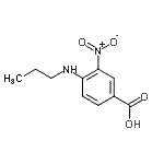 CAS#: 68740-31-8, 3-Nitro-4-(propylamino)benzoic acid