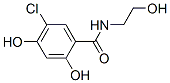 CAS#: 68758-71-4, 5-Chloro-2,4-Dihydroxy-N-(2-Hydroxyethyl)Benzamide