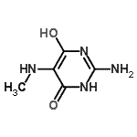 CAS 登录号：687601-01-0， 2-氨基-6-羟基-5-(甲基氨基)-4(1H)-嘧啶酮