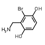 CAS#: 687607-67-6, 2-(Aminomethyl)-3-bromo-1,4-benzenediol
