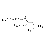 CAS#: 687971-50-2, 2-[(Dimethylamino)methyl]-6-ethyl-1-indanone