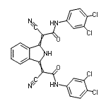 CAS#: 68808-67-3, 2-cyano-2-[3-[1-cyano-2-[(3,4-dichlorophenyl)amino]-2-oxo-ethylidene]isoindolin-1-ylidene]-N-(3,4-dichlorophenyl)acetamide