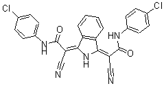 CAS 登录号：68808-70-8， 2,2'-(1H-异吲哚-1,3(2H)-二亚基)二[N-(4-氯苯基)-2-氰基-乙酰胺