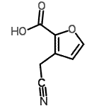 CAS#: 68846-21-9, 3-(cyanomethyl)furan-2-carboxylic acid