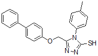 CAS#: 68869-46-5, 5-(4-Biphenoxymethyl)-1-(p-Tolyl)-S-Triazole-2-Thiol