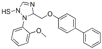 CAS#: 68869-47-6, 5-(4-Biphenylyloxymethyl)-1-(2-Methoxyphenyl)-S-Triazole-2-Thiol