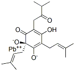 CAS 登录号：68901-11-1， (R)-3,5,6-三羟基-4,6-二(3-甲基丁-2-烯基)-2-(3-甲基-2-氧代丁基)环己-2,4-二烯-1-酮铅盐