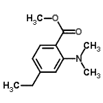CAS 登录号：689148-76-3， 甲基2-(二甲基氨基)-4-乙基苯甲酸酯