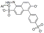 CAS#: 68921-43-7, Aluminum(+3) 6-Oxido-5-(4-Sulfonatophenyl)Diazenyl-Naphthalene -2-Sulfonate