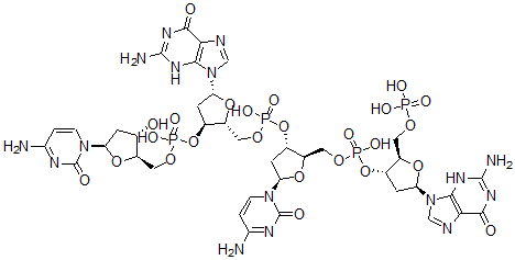 CAS#: 68923-10-4, 2'-Deoxycytidylyl-(5'-3')-2'-Deoxyguanylyl-(5'-3')-2'-Deoxycytidylyl-(5'-3')-2'-Deoxy-5'-Guanylic acid