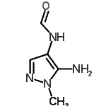 CAS 登录号：689294-31-3， N-(5-氨基-1-甲基-1H-吡唑-4-基)甲酰胺
