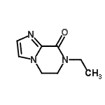 CAS 登录号：689297-96-9， 7-乙基-6,7-二氢咪唑并[1,2-a]吡嗪-8(5H)-酮
