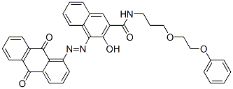 CAS#: 68935-57-9, 4-[(9,10-Dihydro-9,10-Dioxo-1-Anthryl)Azo]-3-Hydroxy-N-[3-(2-Phenoxyethoxy)Propyl]Naphthalene-2-Carboxamide