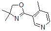 CAS#: 68981-84-0, 3-(4,5-Dihydro-4,4-Dimethyl-2-Oxazolyl)-4-Methyl-Pyridine