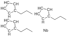 CAS 登录号：69021-85-8， 三[(1,2,3,4,5-H)-1-(1-甲基乙基)-2,4-环戊二烯-1-基]-钕