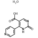 CAS#: 690631-95-9, 2-Oxo-6-(4-pyridinyl)-1,2-dihydro-5-pyrimidinecarboxylic acid hydrate (1:1)