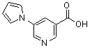 CAS#: 690632-31-6, 5-(1H-Pyrrol-1-yl)nicotinic acid